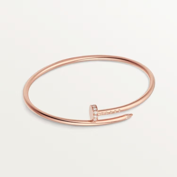 BRACELET CARTIER JUSTE UN CLOU PETIT MODÉLE DIAMANTS ROSE GOLD