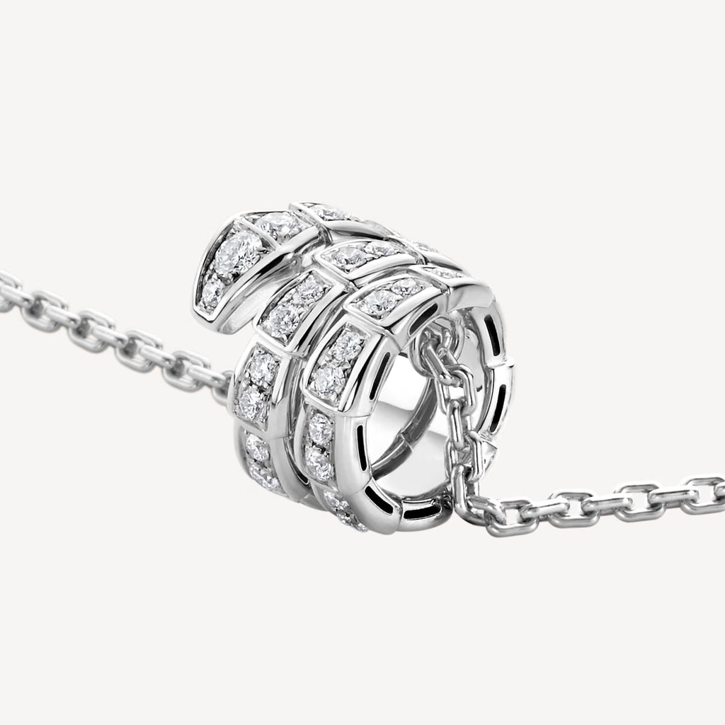 COLLIER BVLGARI SERPENTI-WHITE-GOLD