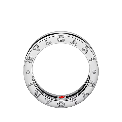 BAGUE BVLGARI SAVE THE CHILDREN NOIR WHITE GOLD