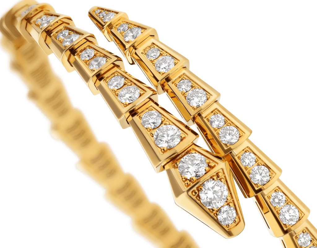 BRACELET BVLGARI SERPENTI VIPER DIAMONDS GOLD
