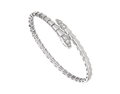BRACELET BVLGARI SERPENTI SEMI DIAMONDS WHITE GOLD