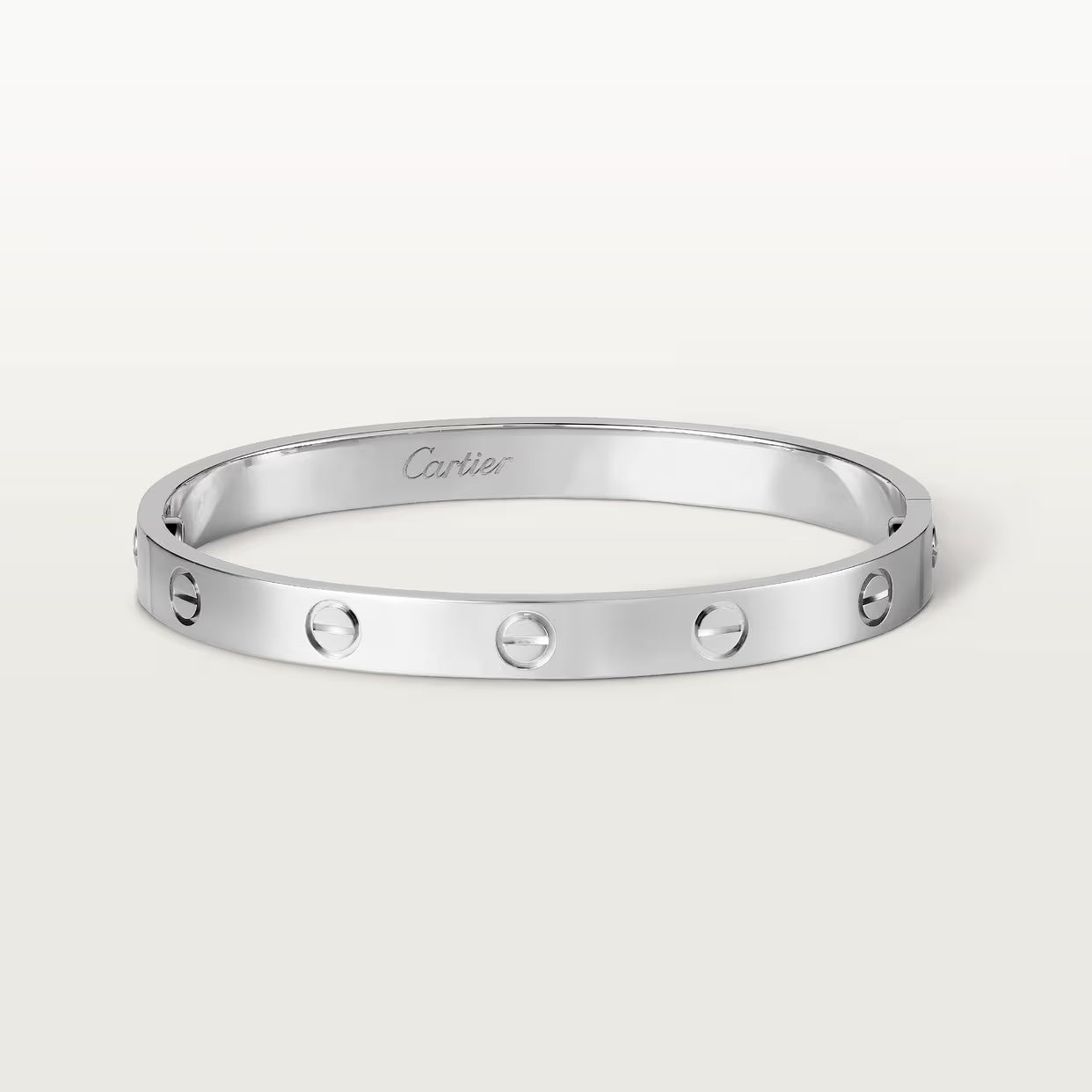 BRACELET CARTIER LOVE WHITE GOLD
