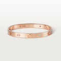 BRACELET CARTIER LOVE ROSE GOLD 4 DIAMONDS