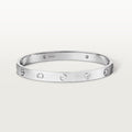 BRACELET CARTIER LOVE WHITE GOLD 4 DIAMONDS