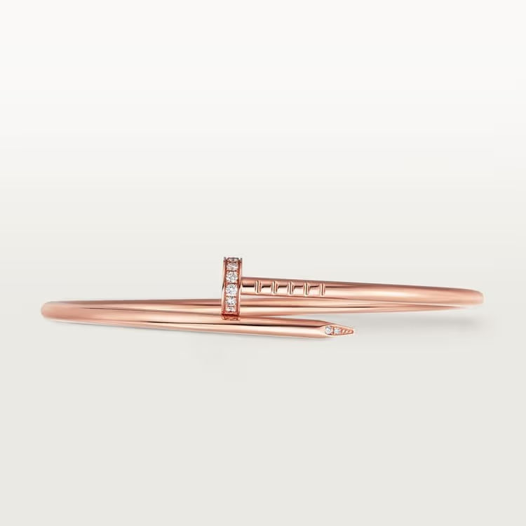 BRACELET CARTIER JUSTE UN CLOU PETIT MODÉLE DIAMANTS ROSE GOLD