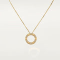 COLLIER CARTIER PENDENTIF LOVE PAVÉ GOLD