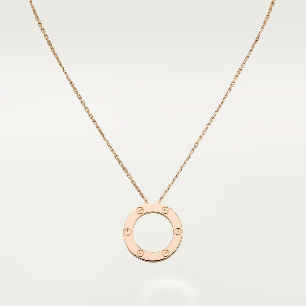 COLLIER CARTIER PENDENTIF LOVE ROSE GOLD