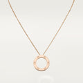 COLLIER CARTIER PENDENTIF LOVE ROSE GOLD