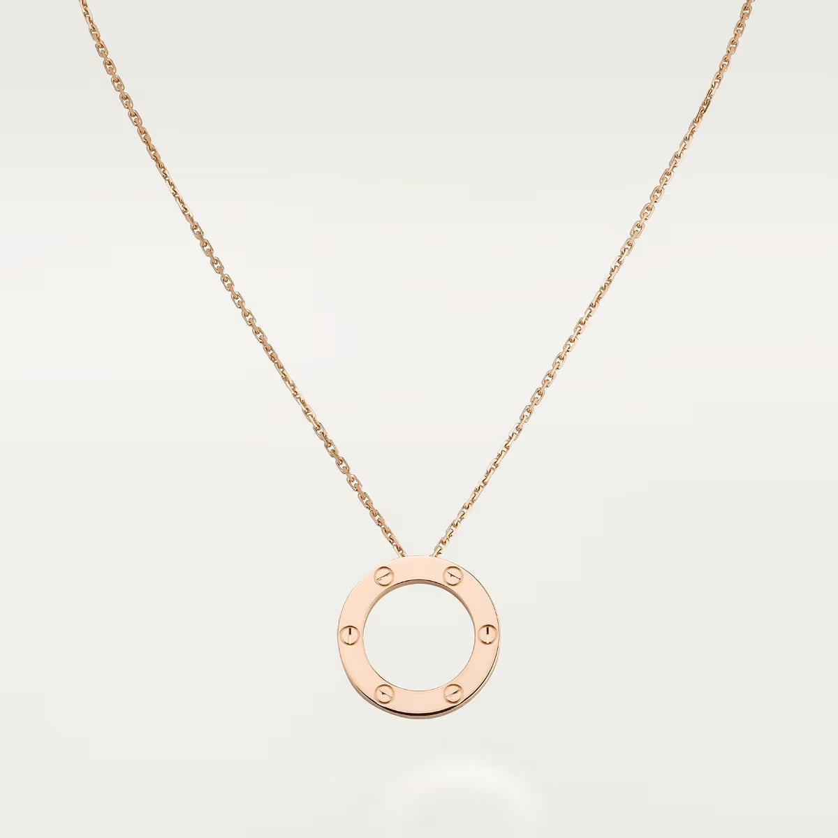 COLLIER CARTIER PENDENTIF LOVE ROSE GOLD