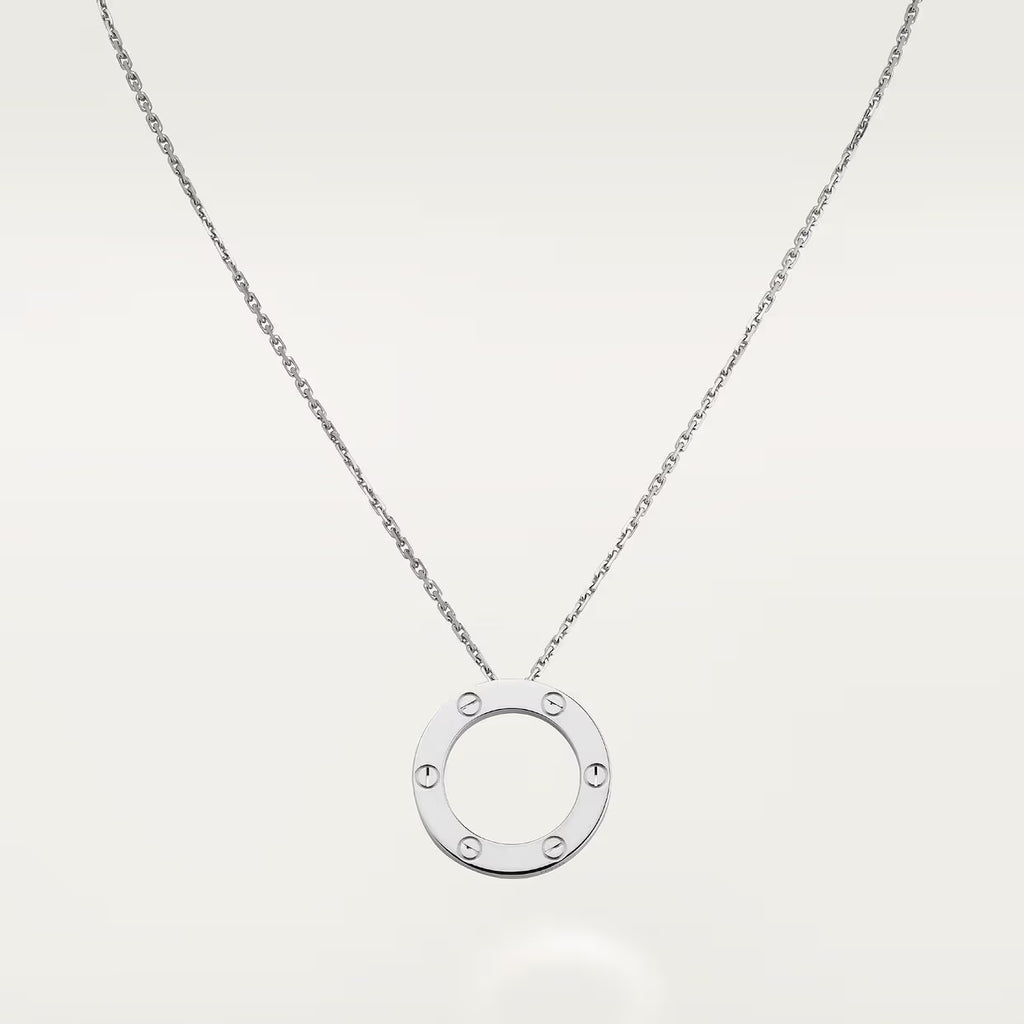 COLLIER CARTIER PENDENTIF LOVE WHITE GOLD