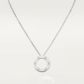 COLLIER CARTIER PENDENTIF LOVE WHITE GOLD