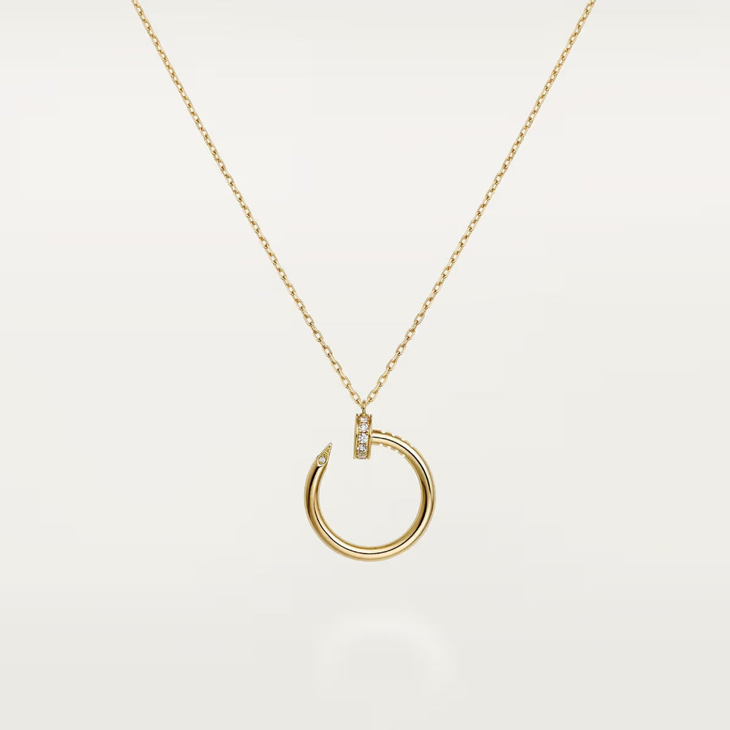 COLLIER CARTIER PENDENTIF JUST UN CLOU DIAMANTS GOLD