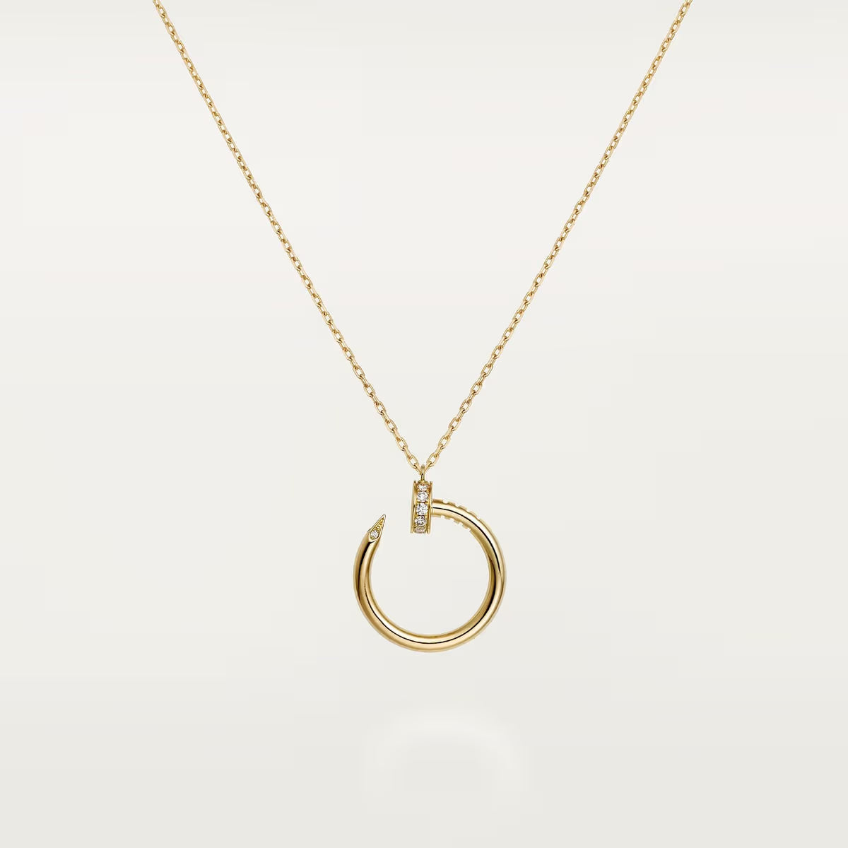 COLLIER CARTIER PENDENTIF JUST UN CLOU DIAMANTS GOLD