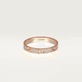 BAGUE CARTIER LOVE PETIT MODÈLE PAVÉ ROSE GOLD