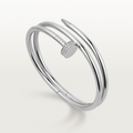 BRACELET CARTIER CLOU DOUBLE TOURS DIAMONDS WHITE GOLD