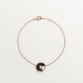 GOURMETTE CARTIER AMULETTE NOIR ONYX ROSE GOLD