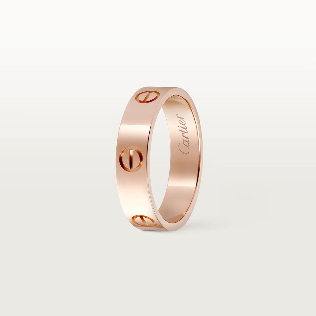 BAGUE CARTIER LOVE MODÈLE CLASSIQUE ROSE GOLD