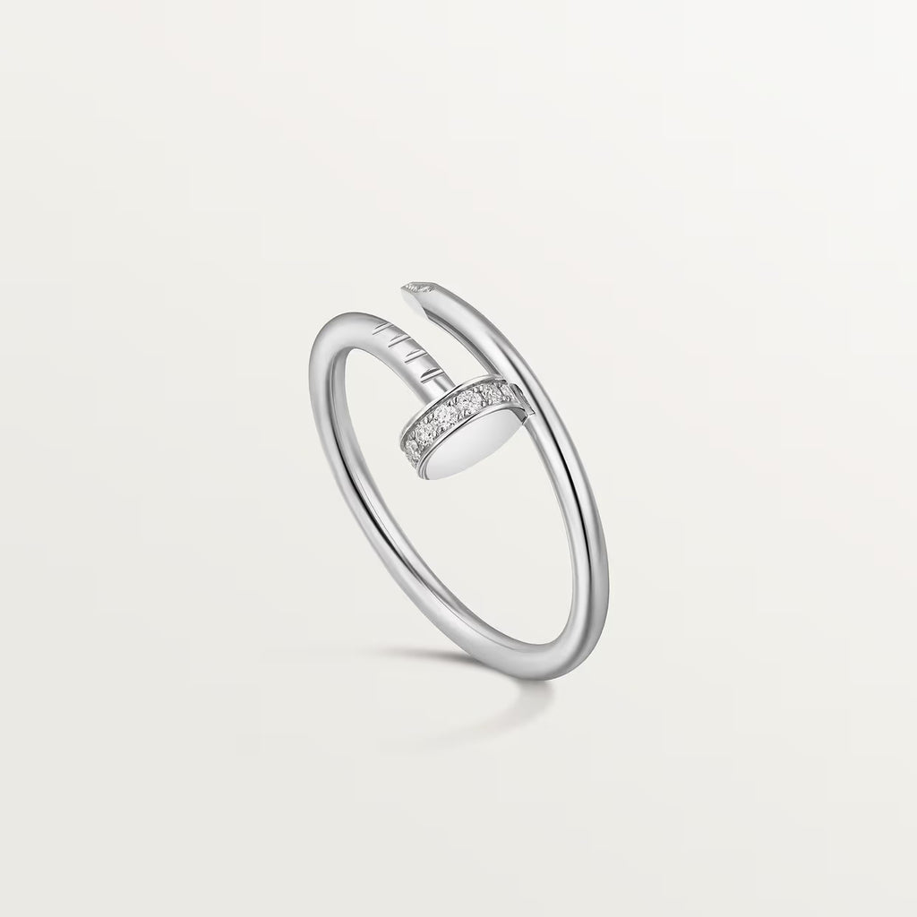 BAGUE CARTIER JUSTE UN CLOU PETIT MODÈLE DIAMANTS WHITE GOLD