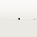GOURMETTE CARTIER AMULETTE VERT MALACHITE ROSE GOLD