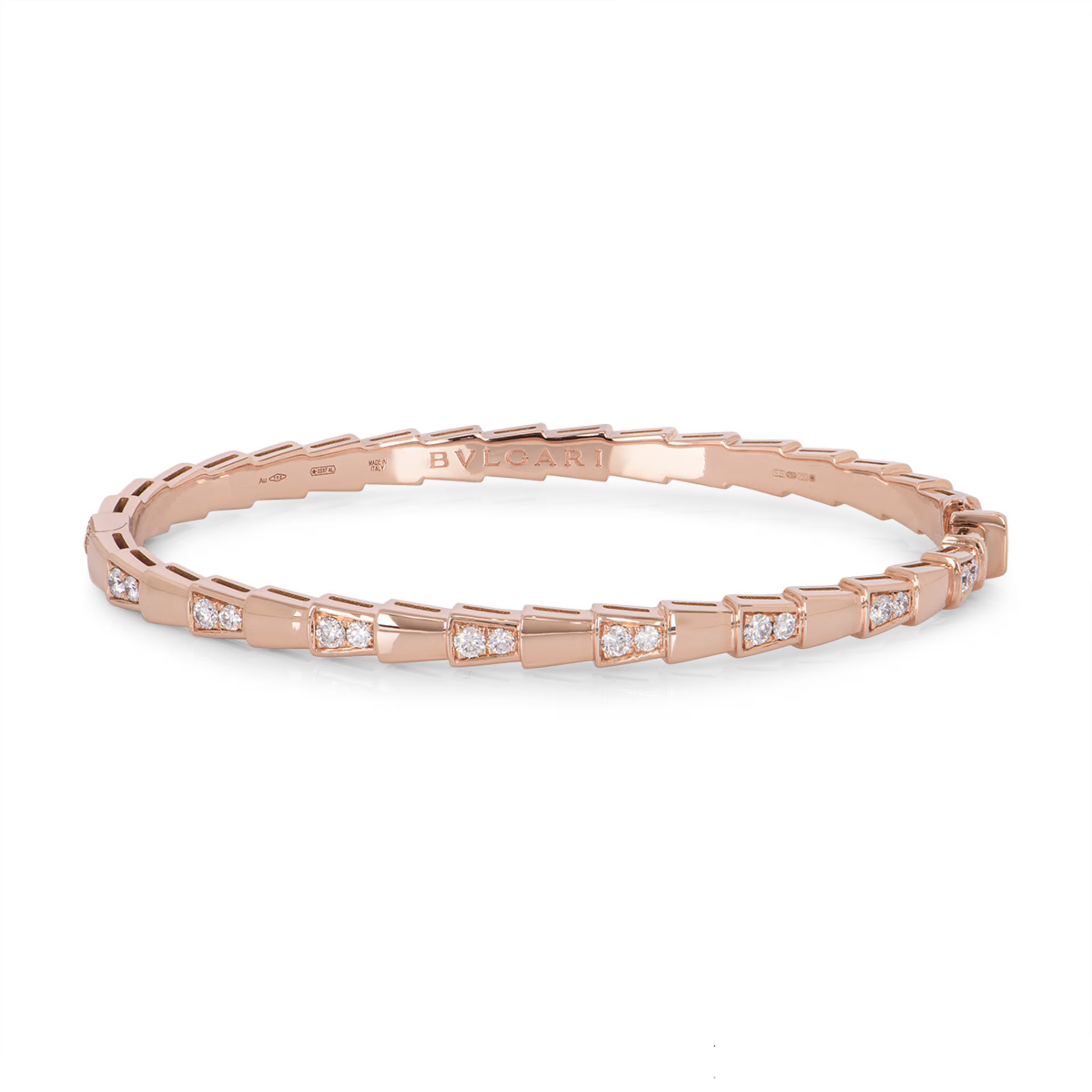 BRACELET BVLGARI SERPENTI DIAMOND ROSE GOLD