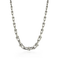 COLLIER TIFFANY & CO GRADUATED LINK NECKLACE WHITE GOLD