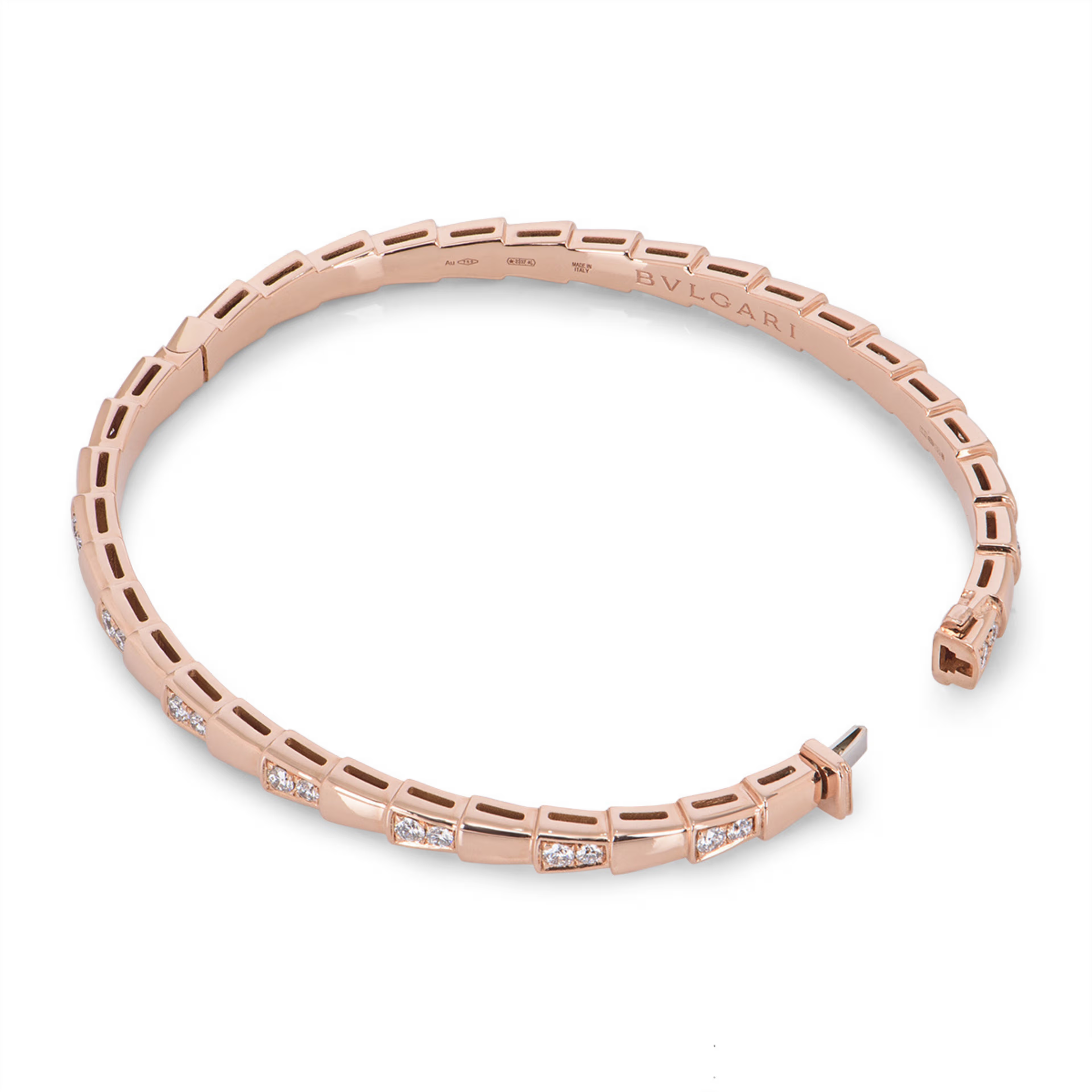 BRACELET BVLGARI SERPENTI DIAMOND ROSE GOLD