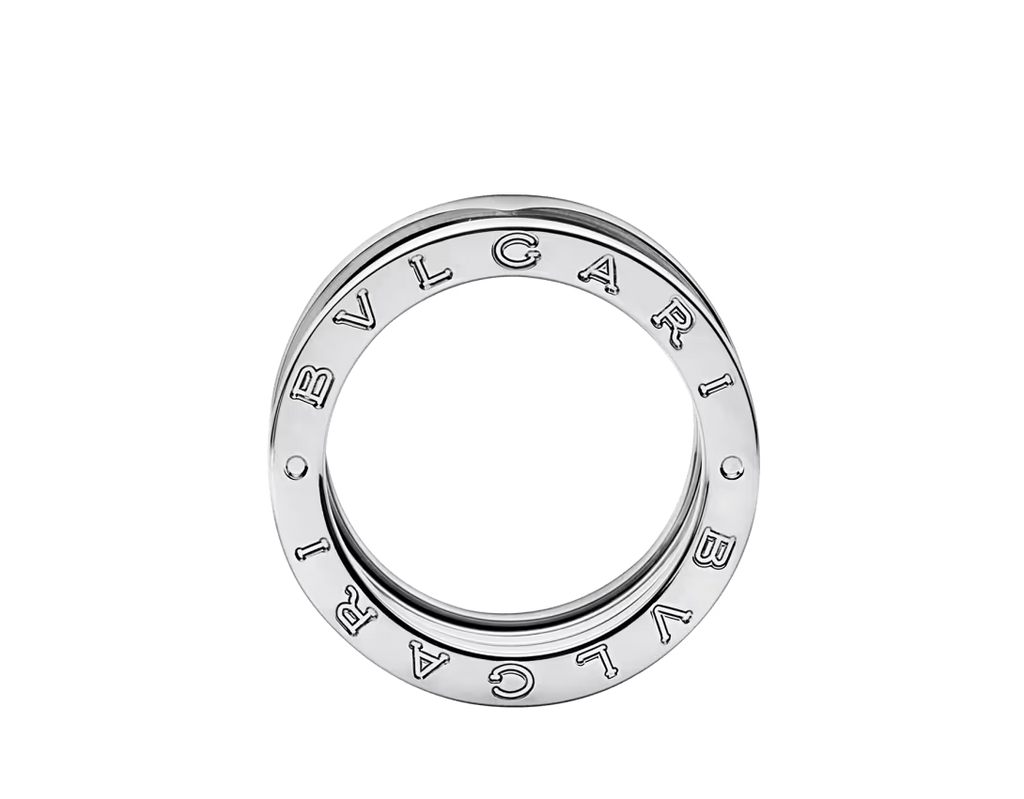 BAGUE BVLGARI B.ZERO1 WHITE-GOLD