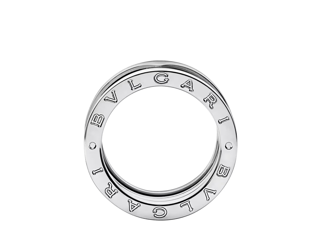 BAGUE BVLGARI B.ZERO1 WHITE-GOLD