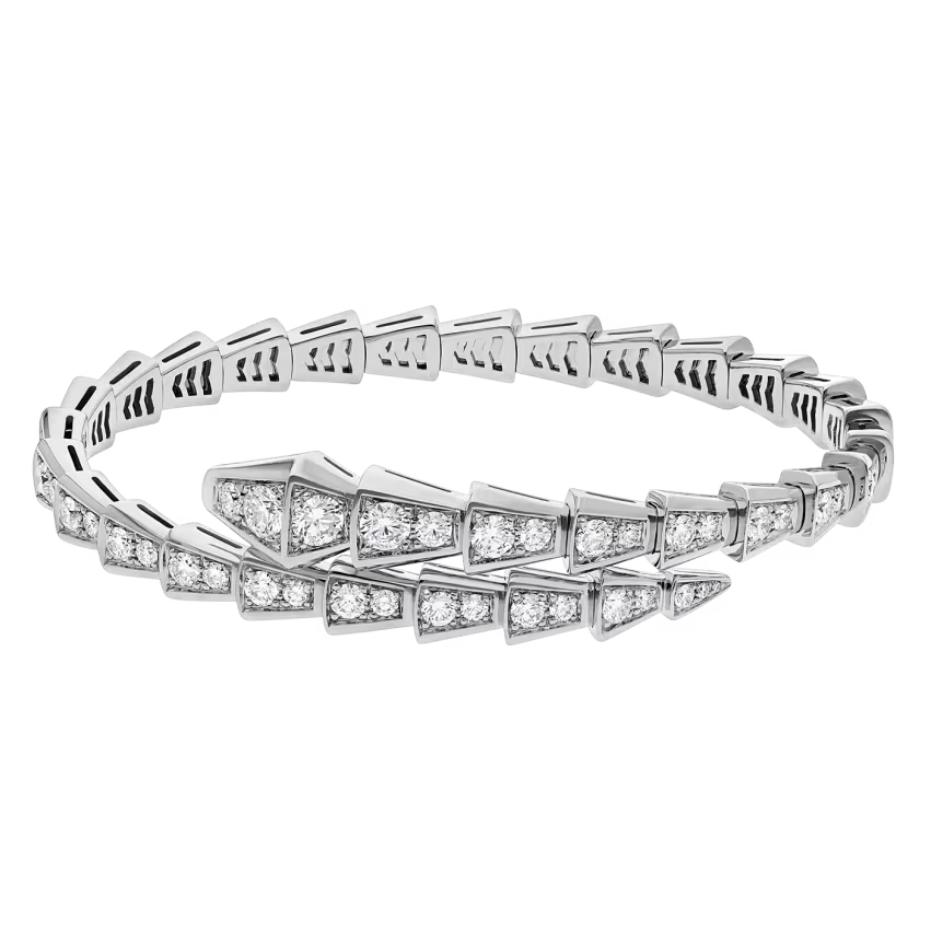 BRACELET BVLGARI SERPENTI VIPER DIAMONDS WHITE GOLD