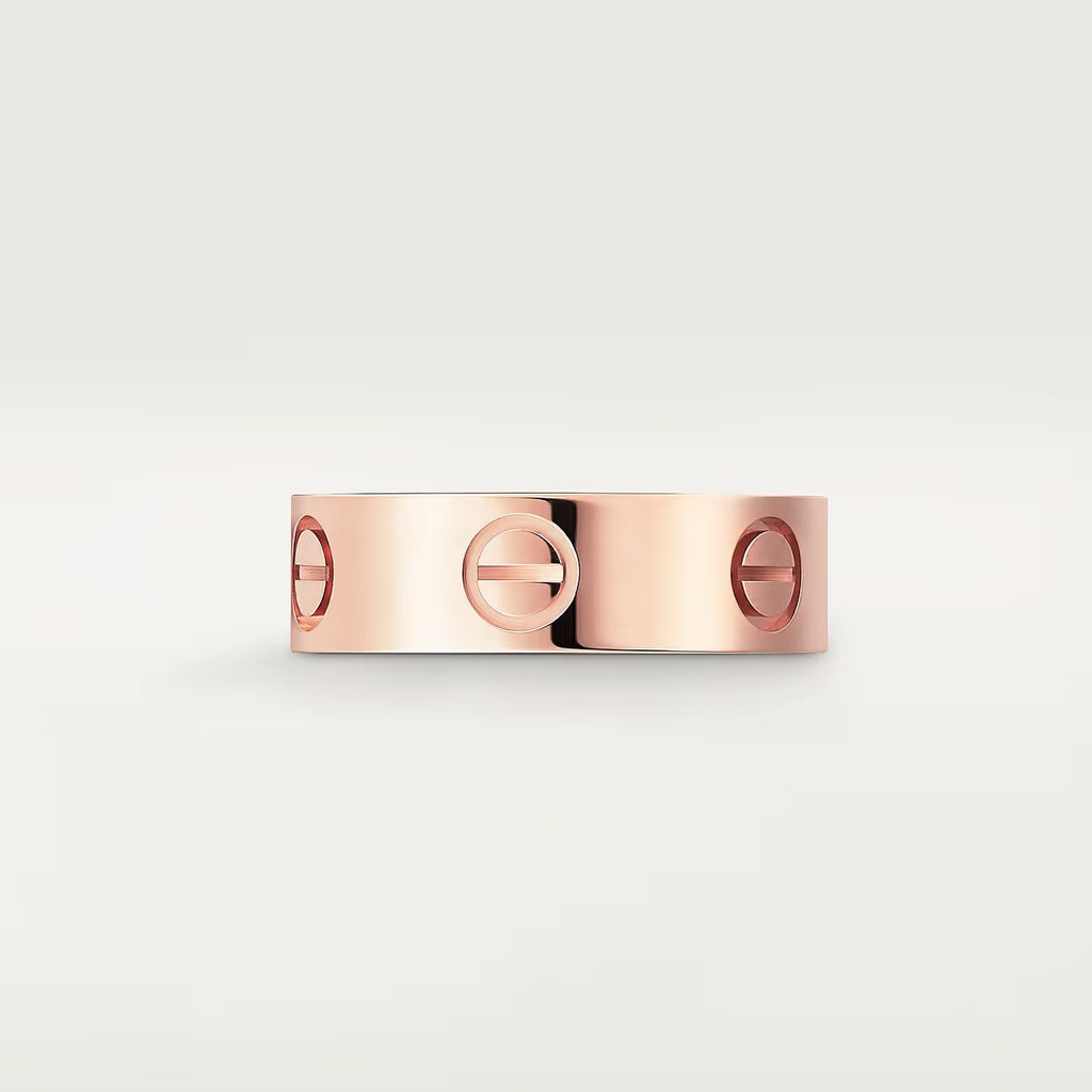 BAGUE CARTIER LOVE MODÈLE CLASSIQUE ROSE GOLD