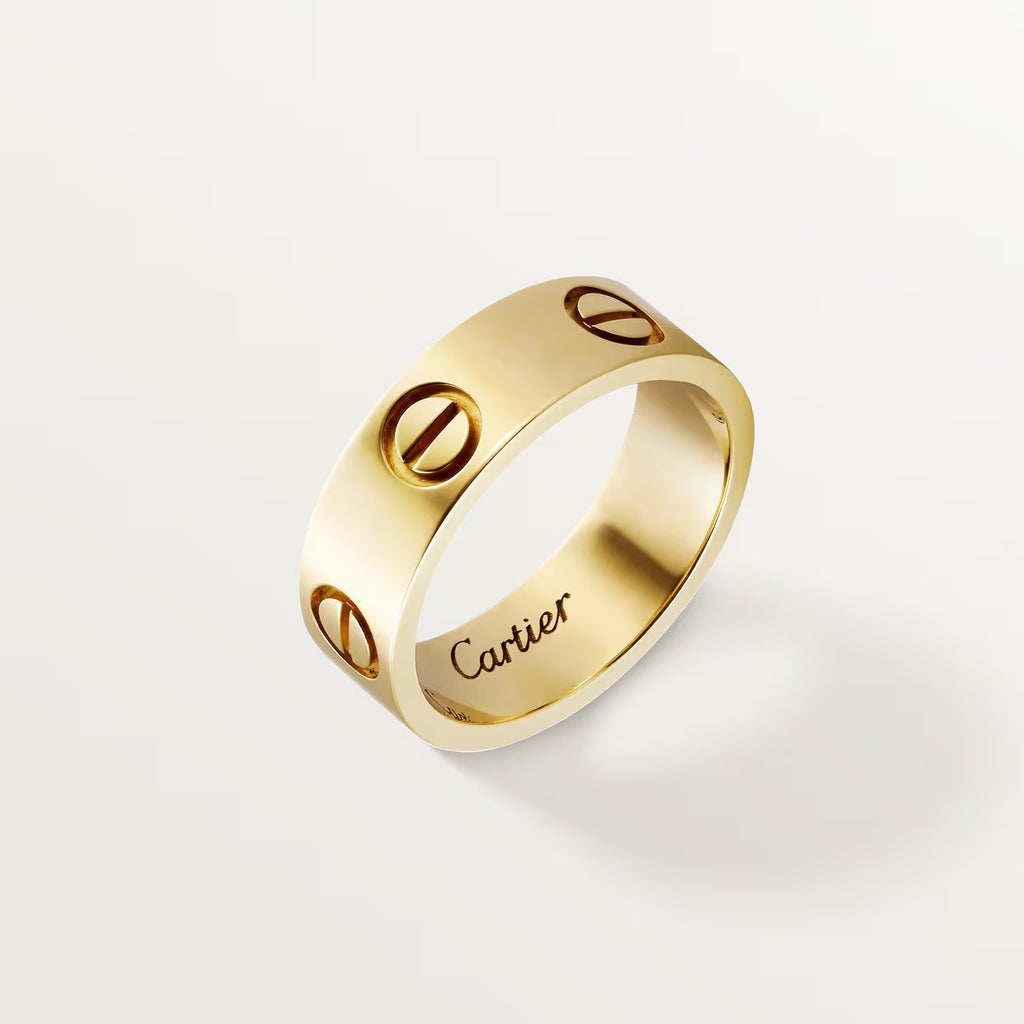 BAGUE CARTIER LOVE MODÈLE CLASSIQUE GOLD