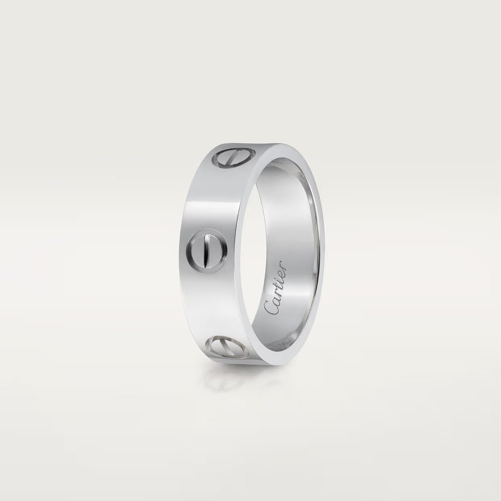 BAGUE CARTIER LOVE MODÈLE CLASSIQUE WHITE GOLD