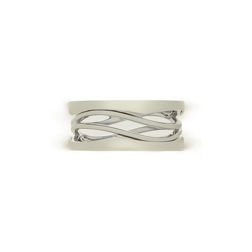 BAGUE BVLGARI B.ZERO1 3 BAND WHITE GOLD