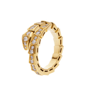 BAGUE BVLGARI SERPENTI VIPER DIAMANTS GOLD