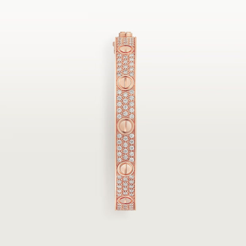 BRACELET CARTIER LOVE MODÉLE CLASSIQUE PAVÉ