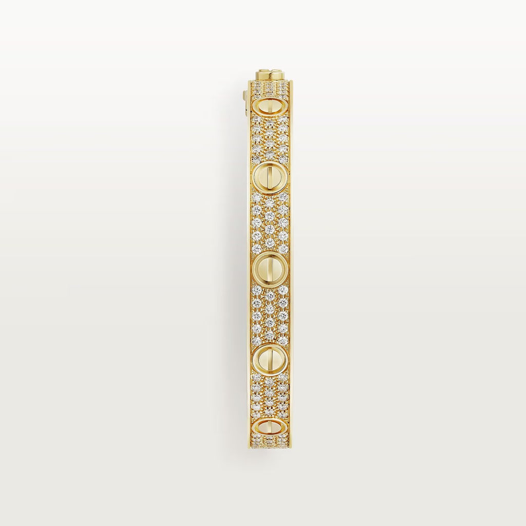BRACELET CARTIER LOVE MODÉLE CLASSIQUE PAVÉ
