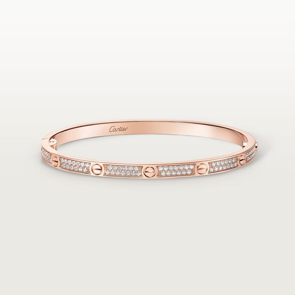 BRACELET CARTIER LOVE PETIT MODÉLE CLASSIQUE PAVÉ
