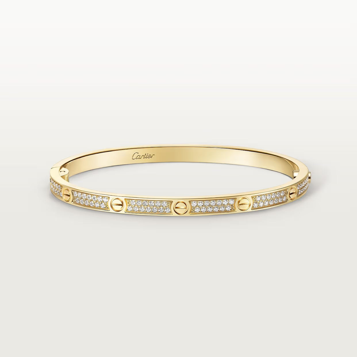 BRACELET CARTIER LOVE PETIT MODÉLE CLASSIQUE PAVÉ