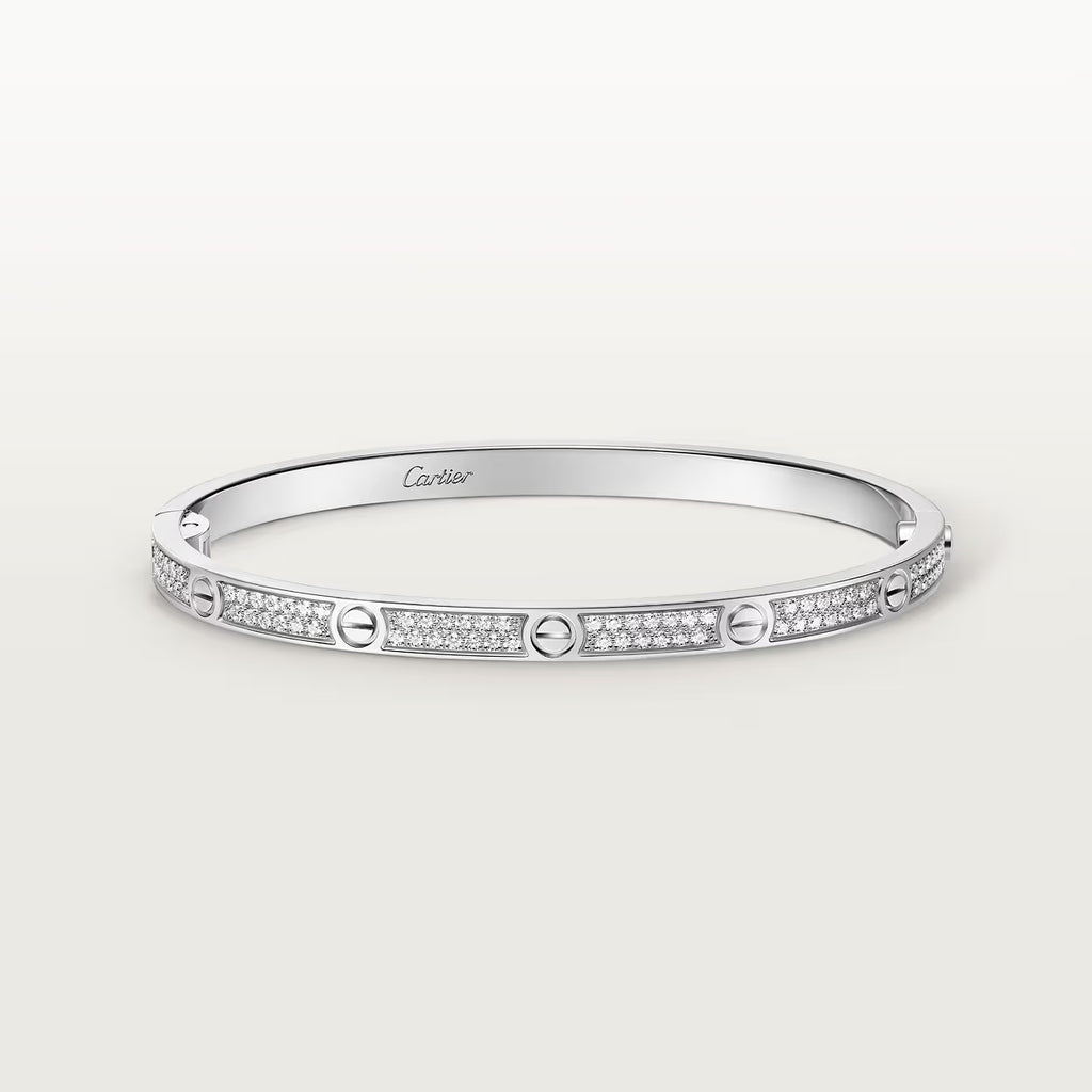 BRACELET CARTIER LOVE PETIT MODÉLE CLASSIQUE PAVÉ
