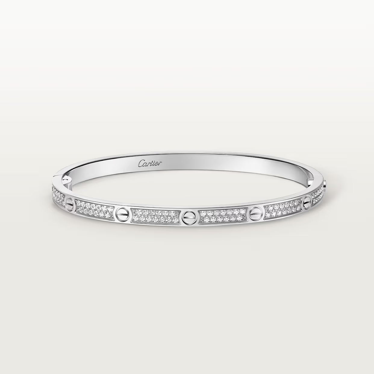 BRACELET CARTIER LOVE PETIT MODÉLE CLASSIQUE PAVÉ
