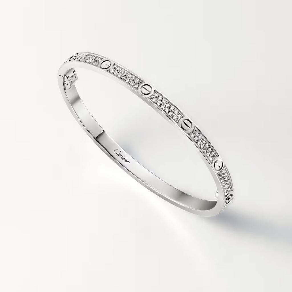BRACELET CARTIER LOVE PETIT MODÉLE CLASSIQUE PAVÉ
