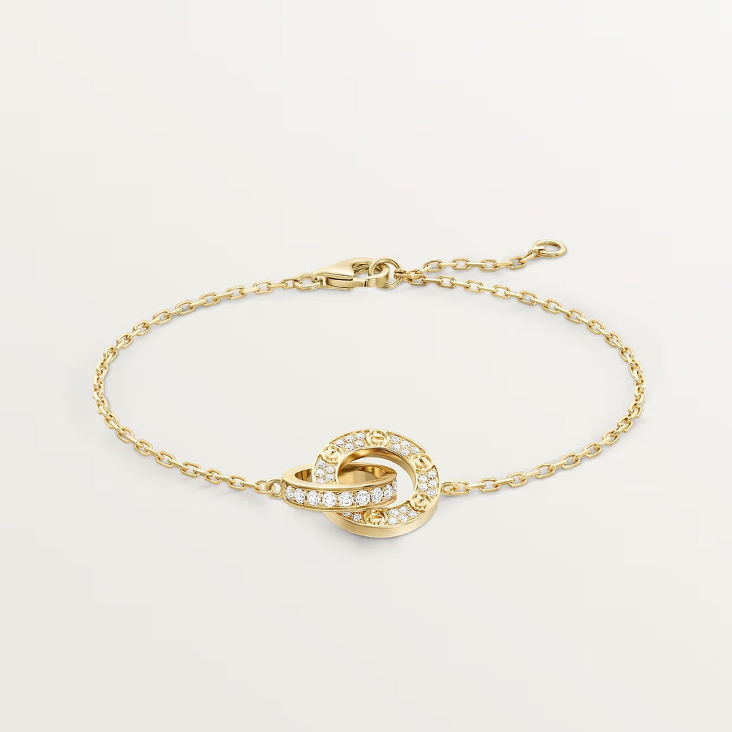 GOURMETTE CARTIER LOVE SEMI PAVE