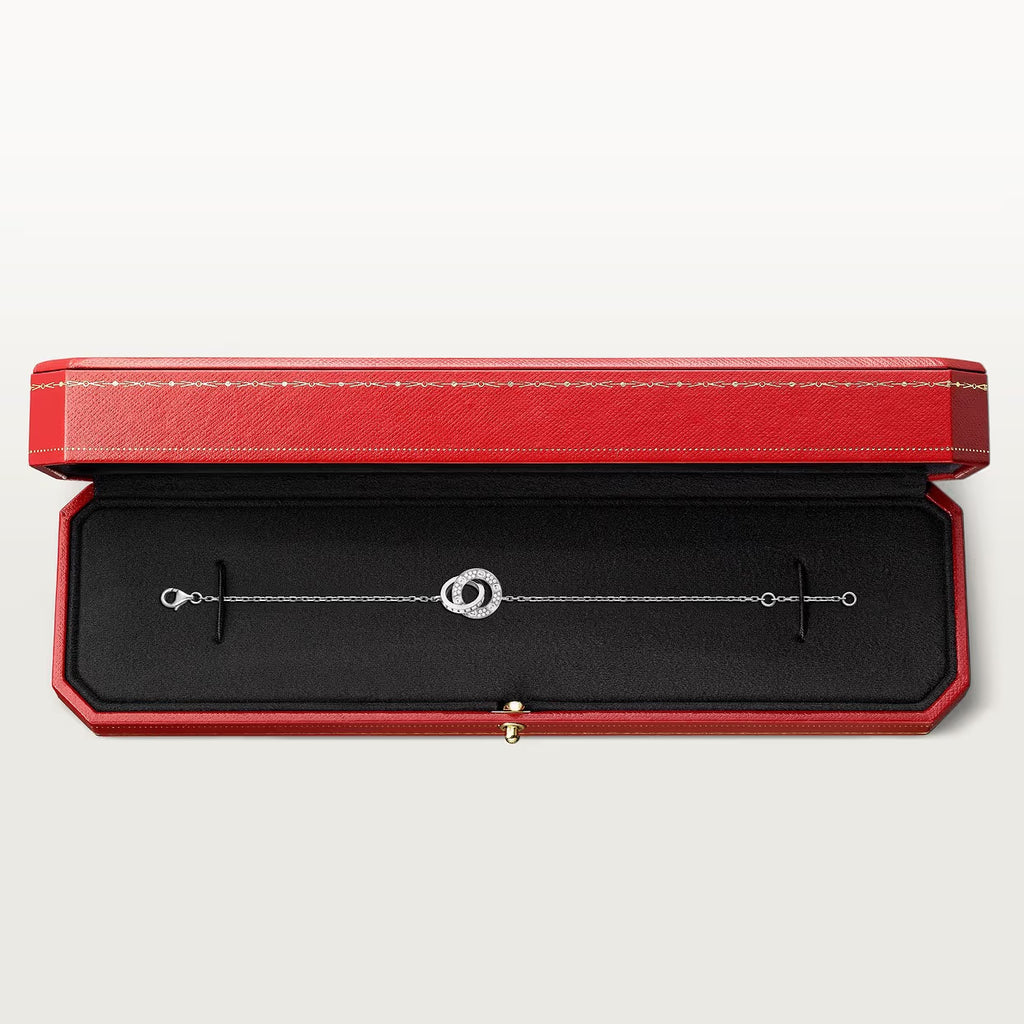 GOURMETTE CARTIER LOVE SEMI PAVE