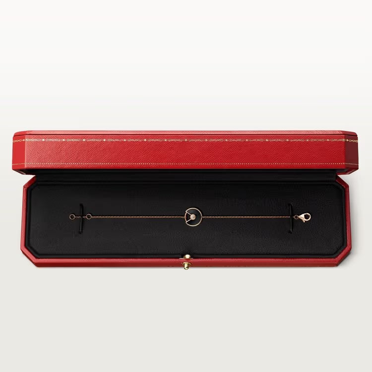 GOURMETTE CARTIER AMULETTE NOIR ONYX