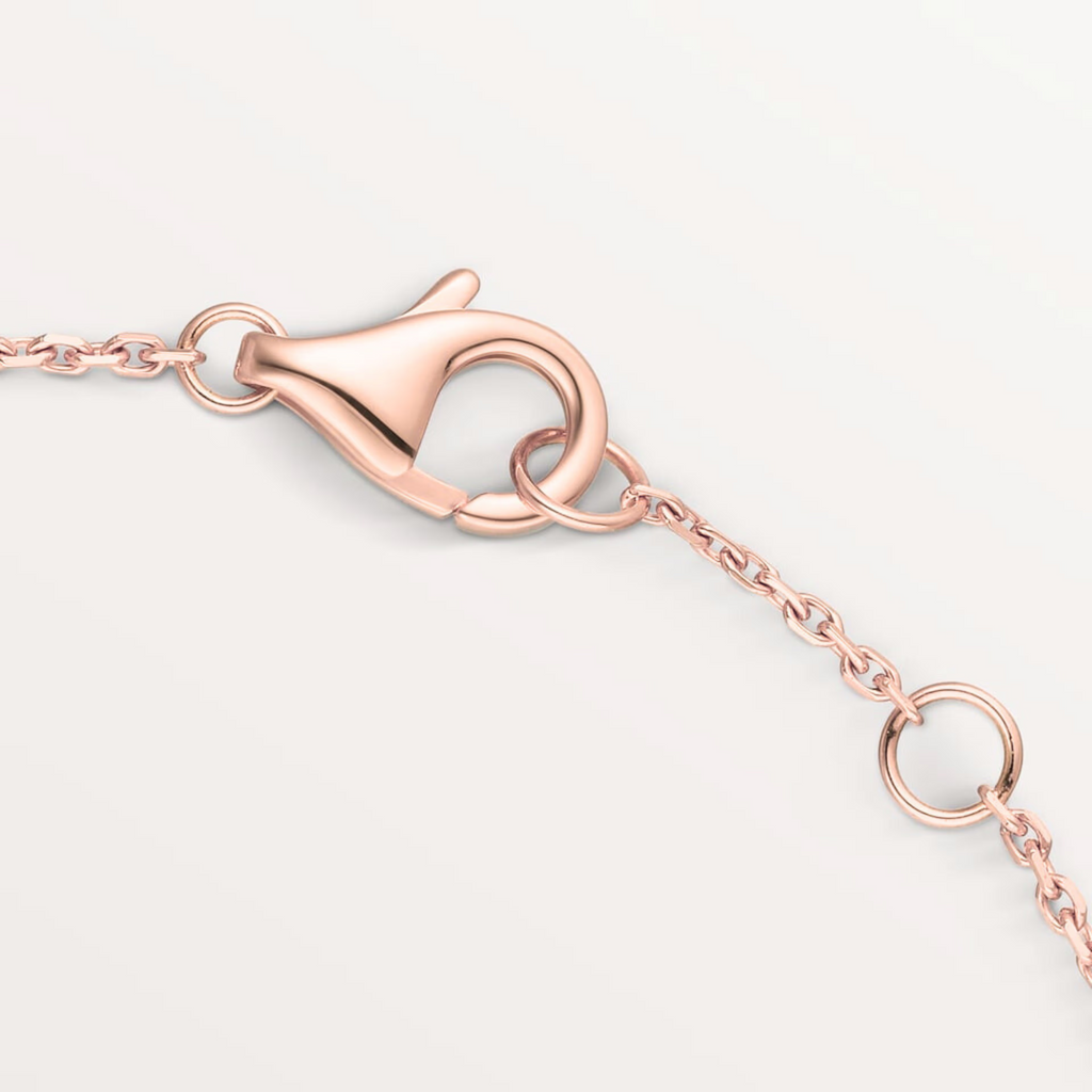 GOURMETTE CARTIER AMULETTE BLANC NACRE