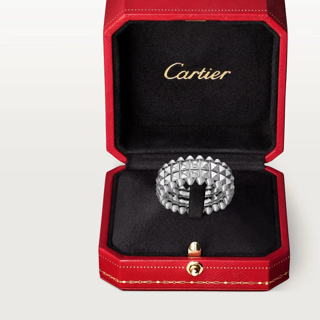 BAGUE CARTIER CLASH DOUBLE WHITE GOLD