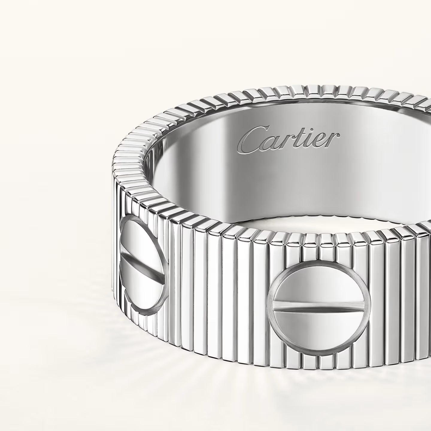 BAGUE CARTIER LOVE UNLIMITED WHITE GOLD