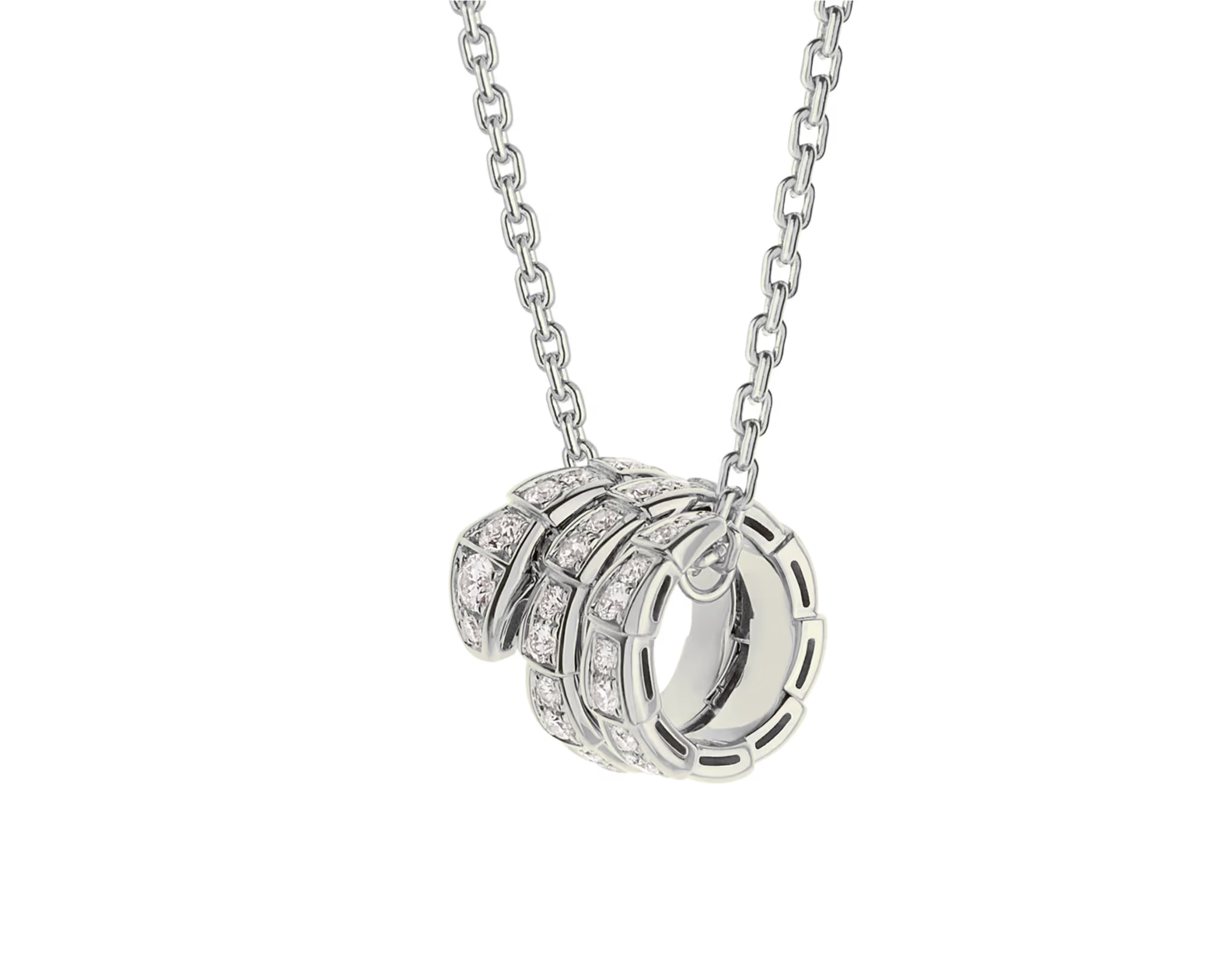 COLLIER BVLGARI SERPENTI-WHITE-GOLD