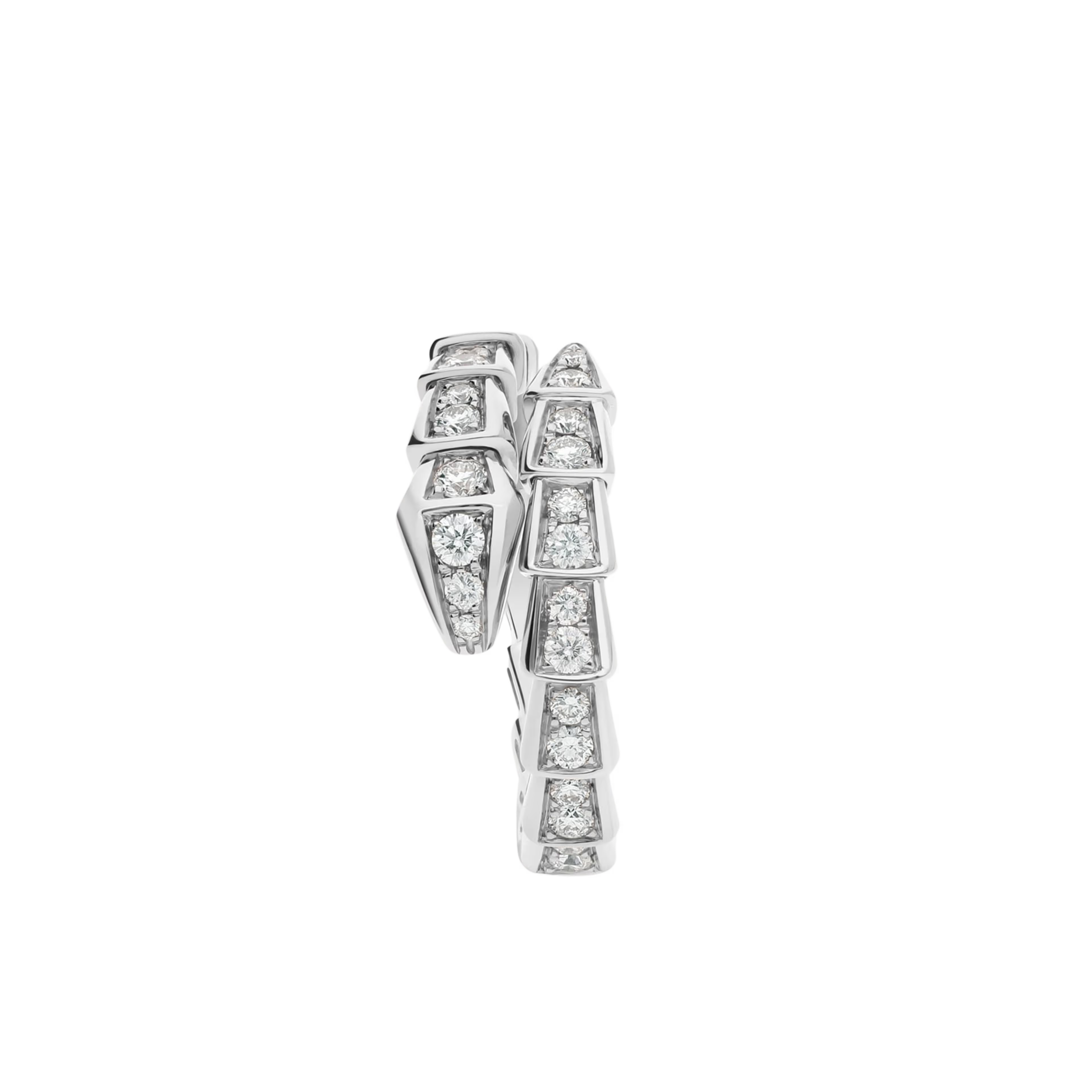 BAGUE BVLGARI SERPENTI VIPER DIAMANTS WHITE GOLD