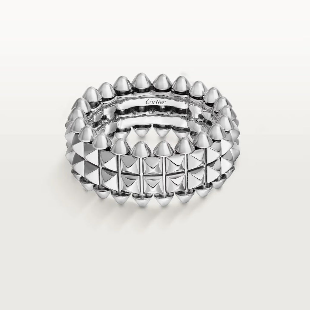 BAGUE CARTIER CLASH DOUBLE WHITE GOLD